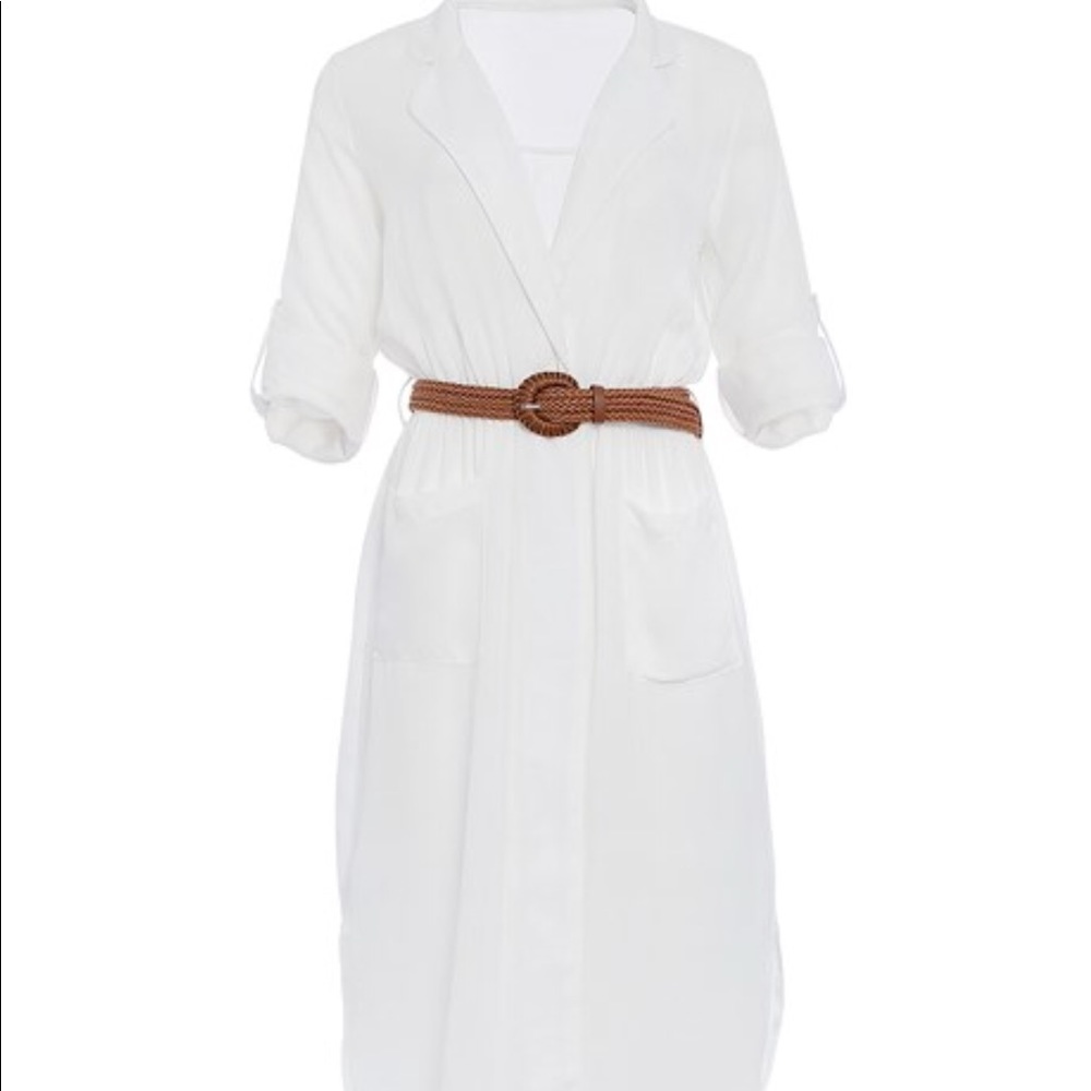 ❗️Last one ❗️ New Black belted midi dress - Picture 3 of 4